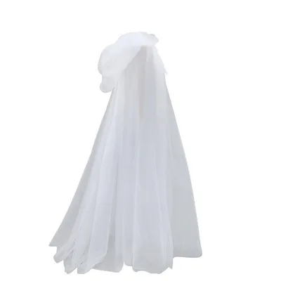 Halloween Ghost Hooded Cloak Death Witch Mesh Cloak Ball Performance Costume White - Shop at LoveMi