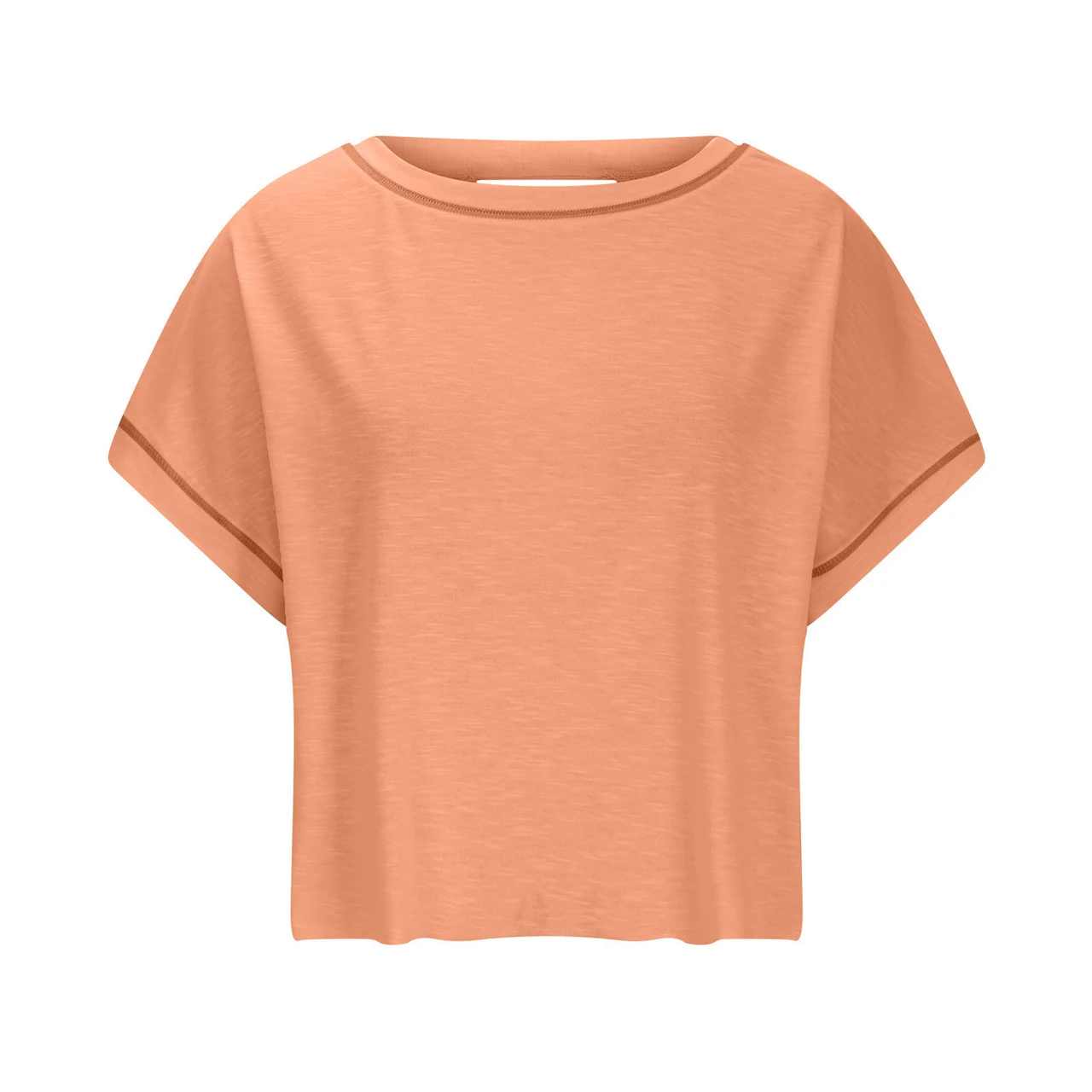 Loose Outdoor Cool Clothes Street Trendy T-shirt - Orange