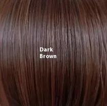 Lace Wig Medium Small Volume Highlight Gradient Long Curly Hair Dark Brown - Shop at LoveMi