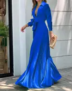 Blue With Long Sleeves