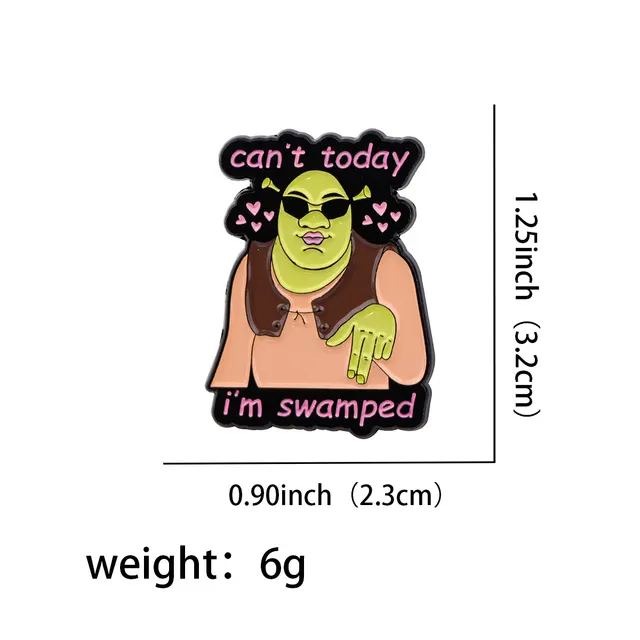 Cartoon Cute Quotations Brooch Women's Backpack Accessories Badge Nr10255 Style - Shop at LoveMi