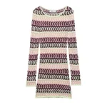 Summer Women's Clothing Fashion Casual Long Sleeve Slim Knit Dress - Picture Color-S - View 1