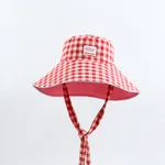 Outdoor Women Foldable Sun-proof Basin Hat - Red