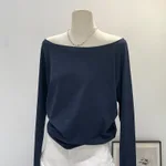 Kjyk704 Long Sleeve Dark Blue