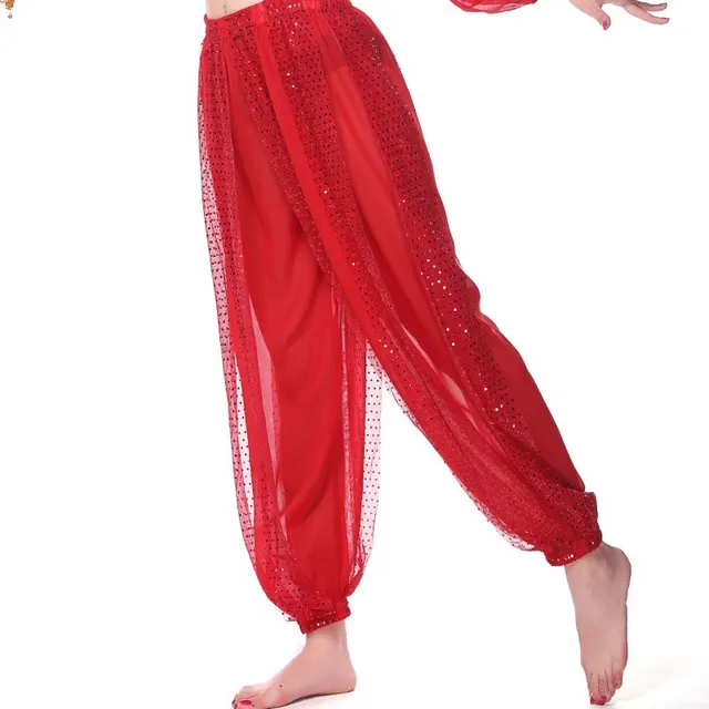 Indian Dance Sequined Bloomers For Women Red - Shop at LoveMi