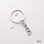 White Flat Ring 4 Sections