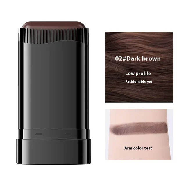 Hairdressing Comb Covering Gray Hair Artifact Hurt The Scalp And Does Not Fade Easily 02 Black Brown - Shop at LoveMi