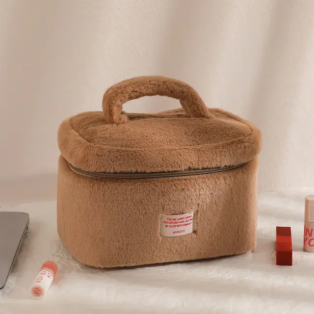 Portable Storage Bag Good looking Large Capacity Wash Bag Brown - Shop at LoveMi