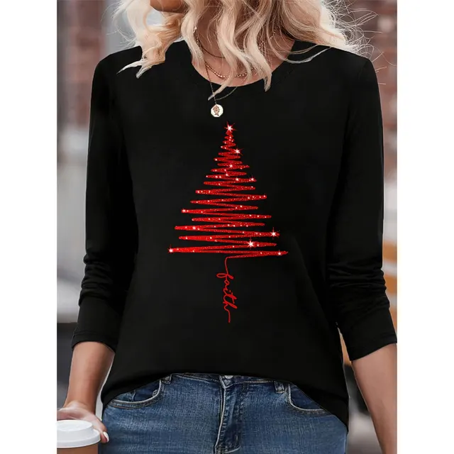 Casual Women's Animal Round Neck Print T shirt Style128 - Shop at LoveMi