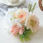 Rose Bouquet Living Room Home Decoration Artificial Rose Artificial Flower - Marble Handle Bundle