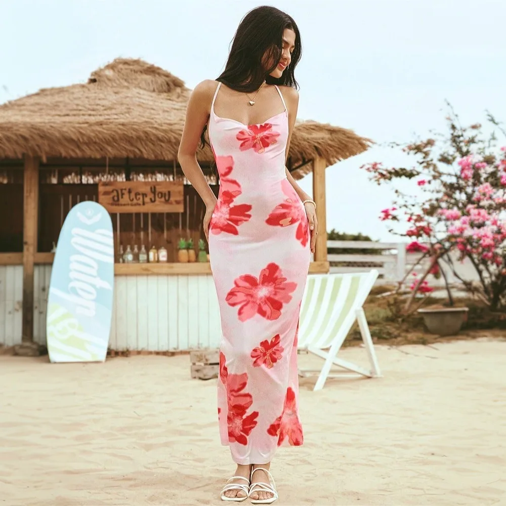 Travel Holiday Dress Seaside Beach Design Printing - Picture Color-L - View 1