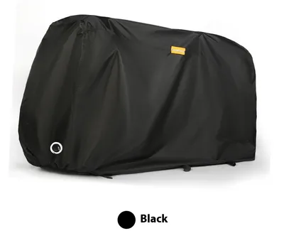 Mountain Bike Clothing Rain proof Dust proof Sunshade Rain Cover Pure Black - Shop at LoveMi