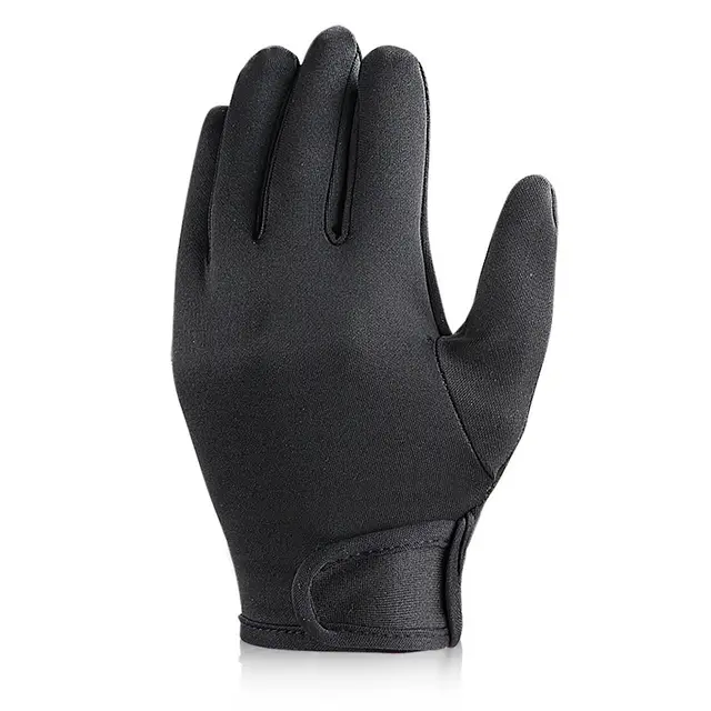 Five finger Thick Lace up Hair Gloves Heat Insulation Black Left Hand - Shop at LoveMi