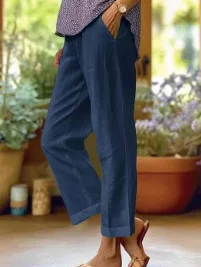 Women's Beach Leisure Vacation Trousers Casual Pants Ln25042001 - Shop at LoveMi