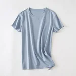Fog Blue Round Neck