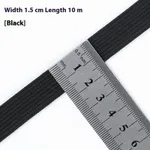 Black Length 10M Width 1.5Cm