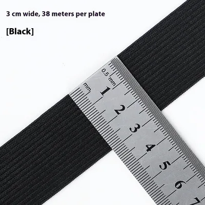 High Elasticity, Durability, Thickened And Loose Tight Strap Black Width 3Cm38M - Shop at LoveMi