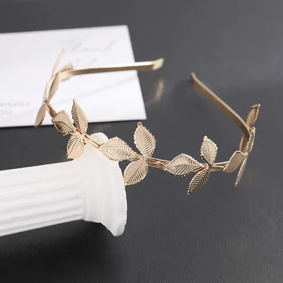 Sweet Metal Leaf Pearl Headband 10Style - Shop at LoveMi