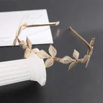Sweet Metal Leaf Pearl Headband - 10Style