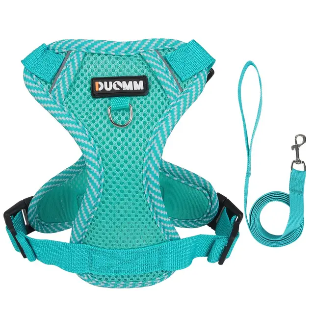 Cat Pulling Rope Vest Pet Harness Simple Blue - Shop at LoveMi