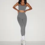 Gray Yoga Suit