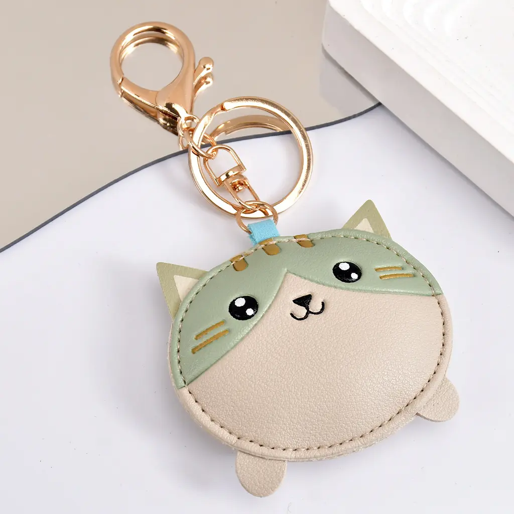 Creative Pig Girls Exquisite Leather Key Chain - 3Color