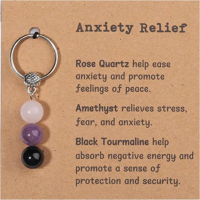 New Green Chalcedony Bracelet Zebra Keychain Anxietyreliefb - Shop at LoveMi
