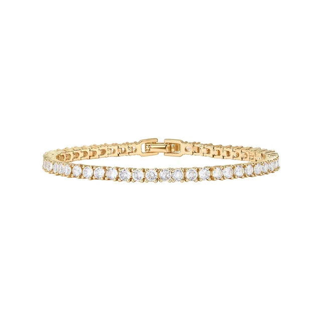 Fashion European And American Style Full Diamond Bracelet Gold - Shop at LoveMi