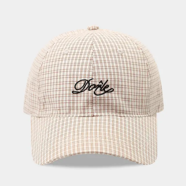 Korean Style Fashion All match Plaid Peaked Cap Couple Sun Hat Beige - Shop at LoveMi