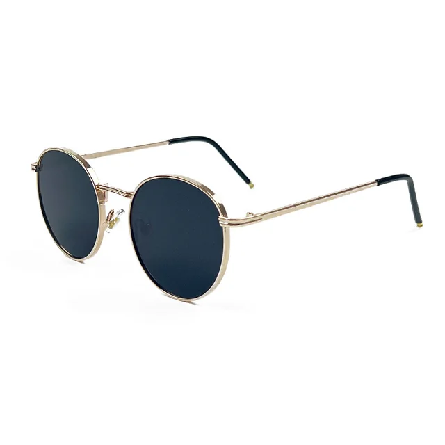 Sunglasses Women's High grade Resin Metal Gold Frame Black And Gray - Shop at LoveMi