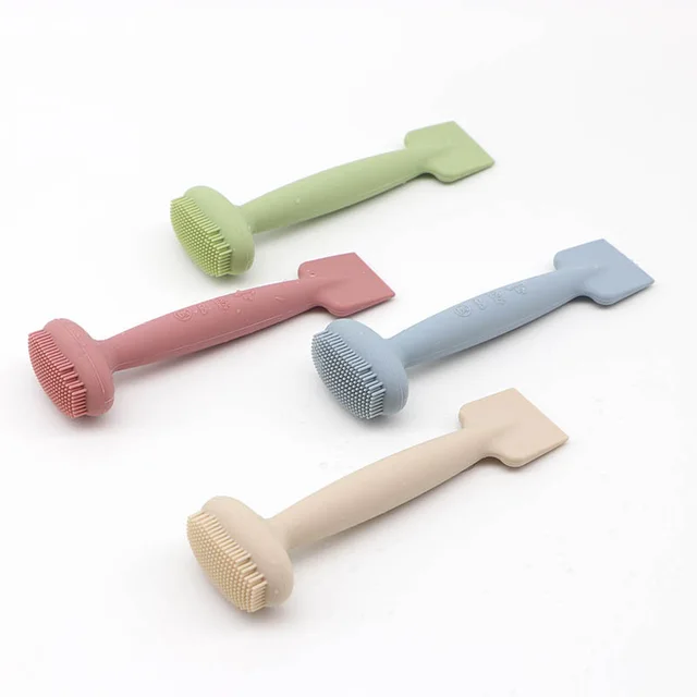 Double headed Silicone Facial Mask Brush 4 Colors - Shop at LoveMi