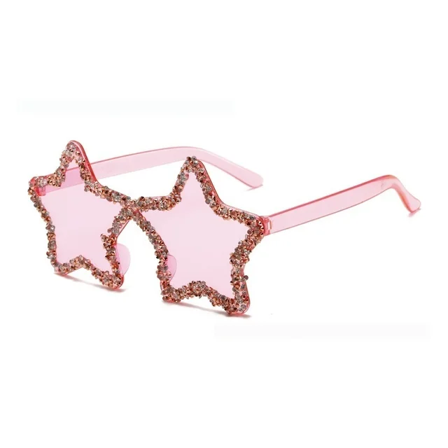 Women's Five pointed Star Sunglasses Pink - Shop at LoveMi