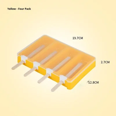 Food Grade Ice cream Mould Household 4Yellow 50Sticks - Shop at LoveMi