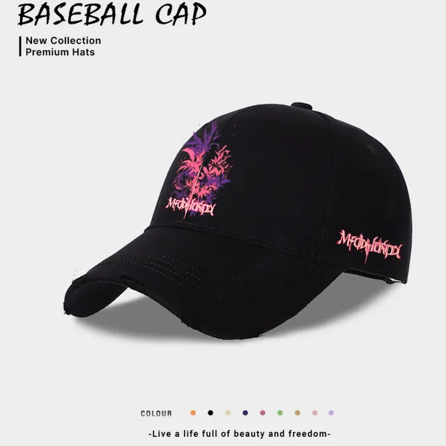 European And American Style Casual Baseball Cap For Women Black - Shop at LoveMi