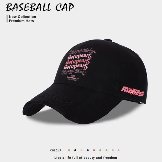 European And American Style Casual Baseball Cap For Women Black - Shop at LoveMi