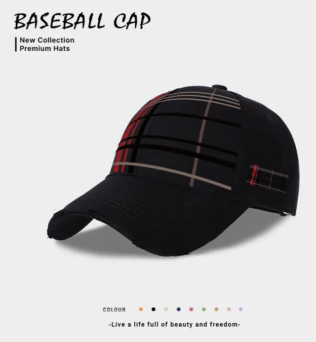 European And American Style Casual Baseball Cap For Women Black - Shop at LoveMi