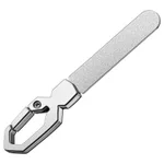 Creative With Key Chain Portable Nail Piercing Device - Bright Silver Single