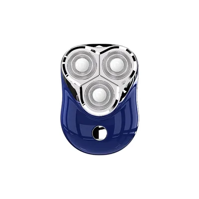 Electric Magnetic Suction Floating Three blade Shaver Deep Blue - Shop at LoveMi