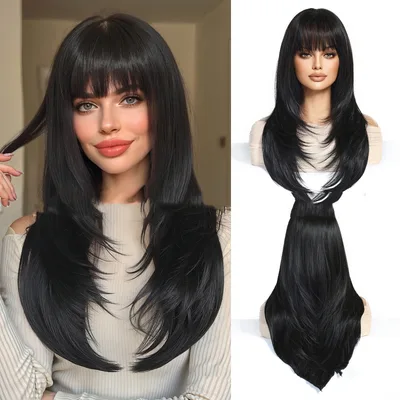 Light Gold Orange Straight Bangs Hair Swlc6344 1Bk24 - Shop at LoveMi