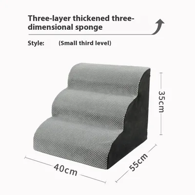 Household Small Dog Stairs Wave Pet Stairs Export Small Three Stairs - Shop at LoveMi
