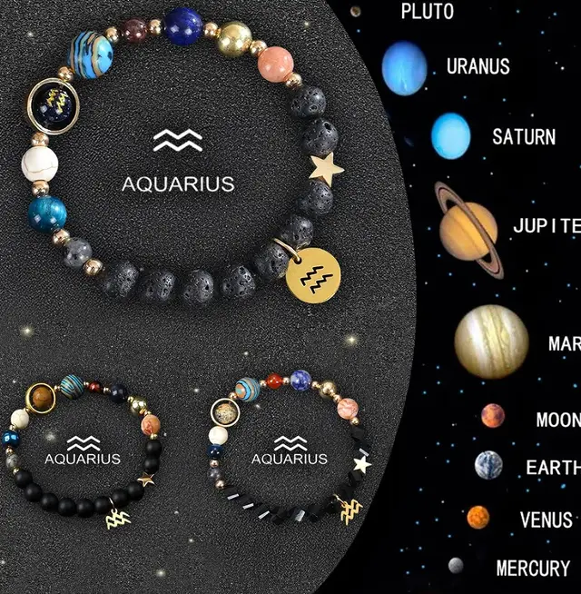Twelve Zodiac Crystal Bracelets K - Shop at LoveMi