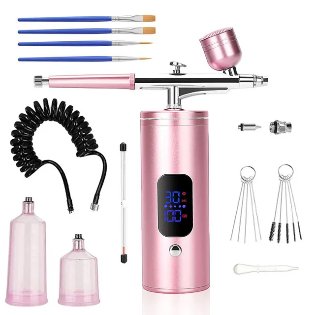 Display Screen Oxygen Injection Skin Spray High Pressure Nano Hydrating Beauty Instrument A Paint Nozzle Spray Needle - Shop at LoveMi