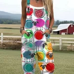 Digital Print Button Overalls