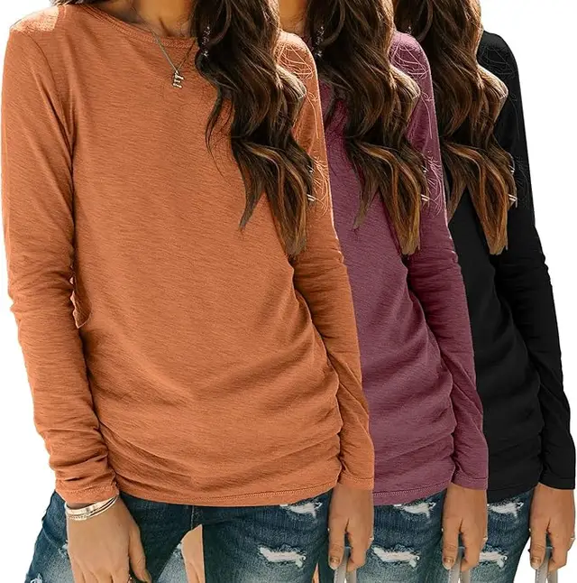 3 piece Long Sleeve Shirt Loose Autumn Top Suit Nsyf326 - Shop at LoveMi