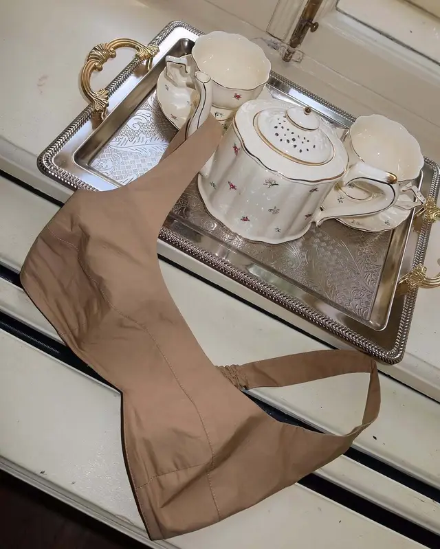 Loose Short Midriff Outfit Ankle banded Knickerbockers Three piece Set Deep Khaki Underwear - Shop at LoveMi