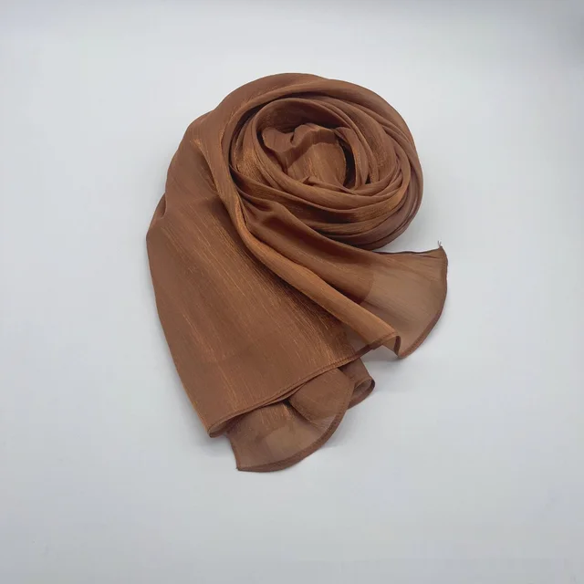 Shiny Satin Scarf Malay Scarf Style 15 - Shop at LoveMi