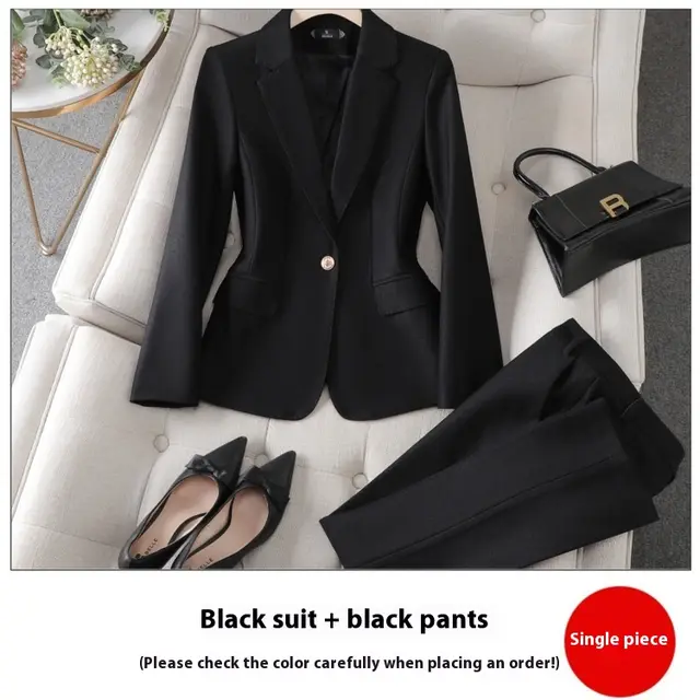 Professional Outerwear Women's Autumn And Winter New Fashion Black - Shop at LoveMi