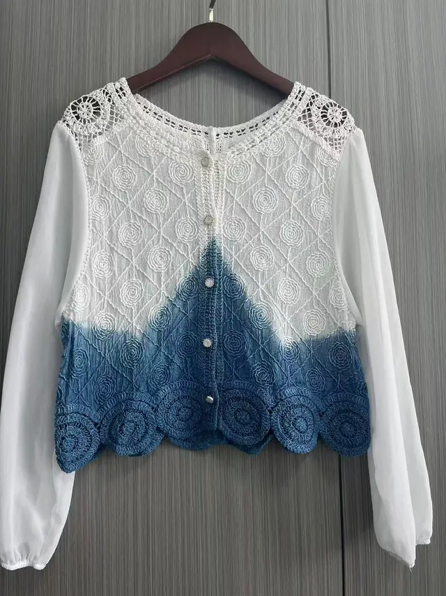 Ethnic Style Handmade Tie dyed Loose Small Outerwear Top 10 Style - Shop at LoveMi