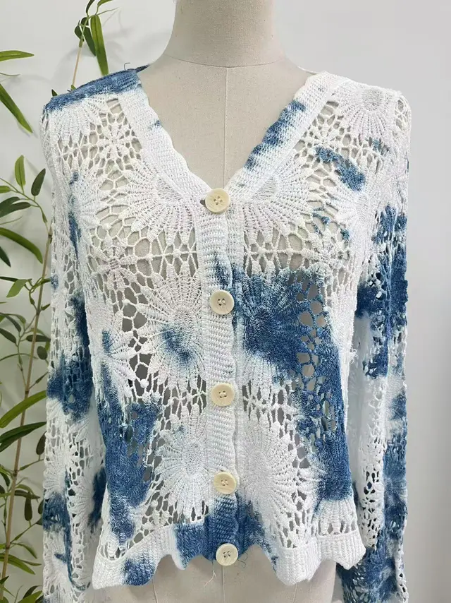 Ethnic Style Handmade Tie dyed Loose Small Outerwear Top 7 Style - Shop at LoveMi