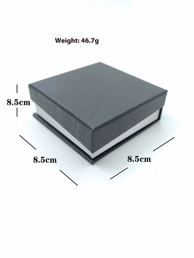 Black And White Beveled Flip Jewelry Gift Box Flip Cover Gift Box - Shop at LoveMi